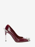 WOMEN'S ALEXANDER McQUEEN PUNK STUD PUMP RUBY RED