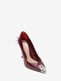 WOMEN'S ALEXANDER McQUEEN PUNK STUD PUMP RUBY RED