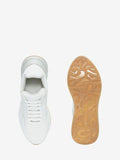 WOMEN'S ALEXANDER McQUEEN OVERSIZED RUNNER WHITE/MILK WHITE