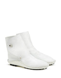 WOMEN'S LANVIN LEATHER OPANKA ANKLE BOOT WHITE