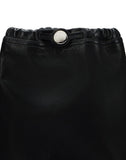 WOMEN'S LANVIN TALL LEATHER BOOTS BLACK