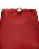 WOMEN'S LANVIN TALL LEATHER BOOTS RED