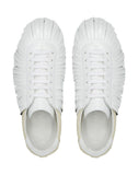 WOMEN'S LANVIN LOW-TOP FRINGE SNEAKERS CREAM / WHITE