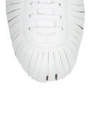 WOMEN'S LANVIN LOW-TOP FRINGE SNEAKERS CREAM / WHITE