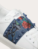 WOMEN'S VALENTINO GARAVANI VALENTINO GARAVANI UNDERCOVER ROCKSTAR UNTITLED SNEAKER SLATE BLUE