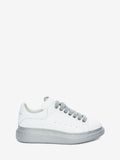 WOMEN'S ALEXANDER McQUEEN OVERSIZED SNEAKER WHITE/SILVER