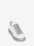WOMEN'S ALEXANDER McQUEEN OVERSIZED SNEAKER WHITE/SILVER