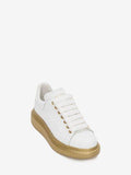 WOMEN'S ALEXANDER McQUEEN OVERSIZED SNEAKER LIGHT GOLD/WHITE