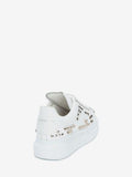 WOMEN'S ALEXANDER McQUEEN OVERSIZED SNEAKER WHITE/SILVER