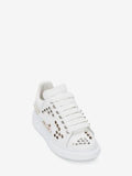 WOMEN'S ALEXANDER McQUEEN OVERSIZED SNEAKER WHITE/SILVER