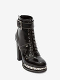 WOMEN'S ALEXANDER McQUEEN TREAD PLATFORM BOOT BLACK/WHITE