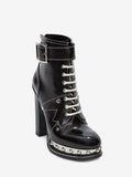 WOMEN'S ALEXANDER McQUEEN TREAD PLATFORM BOOT BLACK/WHITE