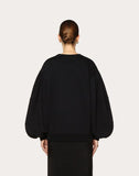 WOMEN'S VALENTINO VLOGO SWEATSHIRT BLACK