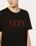 WOMEN'S VALENTINO VLTN T-SHIRT BLACK/ RED