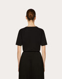 WOMEN'S VALENTINO VLTN T-SHIRT BLACK/ RED