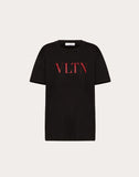 WOMEN'S VALENTINO VLTN T-SHIRT BLACK/ RED