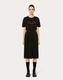 WOMEN'S VALENTINO VLTN T-SHIRT BLACK/ RED