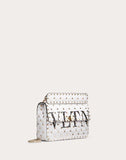 WOMEN'S VALENTINO GARAVANI MEDIUM VLTN ROCKSTUD SPIKE.IT BAG WHITE