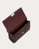 WOMEN'S VALENTINO GARAVANI LARGE ROCKSTUD SPIKE NAPPA LEATHER BAG