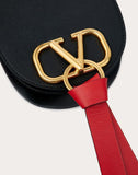 WOMEN'S VALENTINO GARAVANI SMALL VRING CROSSBODY BAG BLACK