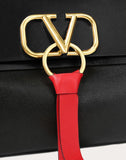 WOMEN'S VALENTINO GARAVANI MEDIUM VRING SMOOTH CALFSKIN SHOULDER BAG