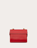 WOMEN'S VALENTINO GARAVANI SMALL VRING CALFSKIN SHOULDER BAG PURE RED