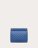 WOMEN'S VALENTINO GARAVANI MEDIUM ROCKSTUD SPIKE NAPPA LEATHER BAG BALTIC BLUE