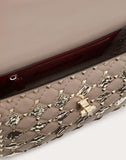 WOMEN'S VALENTINO GARAVANI MEDIUM ROCKSTUD SPIKE.IT BAG WITH METAL RHOMBUS DETAILS