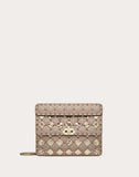 WOMEN'S VALENTINO GARAVANI MEDIUM ROCKSTUD SPIKE.IT BAG WITH METAL RHOMBUS DETAILS