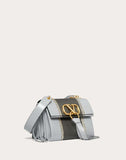 WOMEN'S VALENTINO GARAVANI SMALL VRING SHOULDER BAG WITH INLAID STRIPES