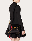 WOMEN'S VALENTINO GARAVANI ROCKSTUD HYPE SMOOTH CALFSKIN SHOULDER BAG