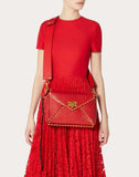 WOMEN'S VALENTINO GARAVANI ROCKSTUD HYPE SMOOTH CALFSKIN SHOULDER BAG