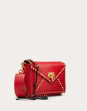 WOMEN'S VALENTINO GARAVANI ROCKSTUD HYPE SMOOTH CALFSKIN SHOULDER BAG