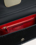 WOMEN'S VALENTINO GARAVANI SMALL VCASE GLOSSY PYTHON BAG