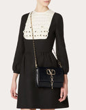 WOMEN'S VALENTINO GARAVANI SMALL VCASE GLOSSY PYTHON BAG