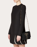 WOMEN'S VALENTINO GARAVANI SMALL VCASE SMOOTH CALFSKIN BAG BLACK