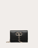 WOMEN'S VALENTINO GARAVANI SMALL VCASE SMOOTH CALFSKIN BAG BLACK