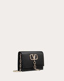 WOMEN'S VALENTINO GARAVANI SMALL VCASE SMOOTH CALFSKIN BAG BLACK