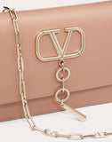 WOMEN'S VALENTINO GARAVANI SMALL VCASE SMOOTH CALFSKIN BAG BABY PINK