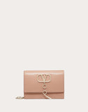 WOMEN'S VALENTINO GARAVANI SMALL VCASE SMOOTH CALFSKIN BAG BABY PINK