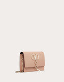 WOMEN'S VALENTINO GARAVANI SMALL VCASE SMOOTH CALFSKIN BAG BABY PINK
