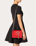 WOMEN'S VALENTINO GARAVANI SMALL VCASE SMOOTH CALFSKIN BAG PURE RED