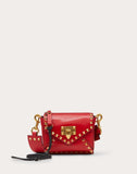 WOMEN'S VALENTINO GARAVANI SMALL ROCKSTUD HYPE SMOOTH CALFSKIN SHOULDER BAG