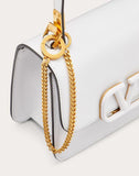 WOMEN'S VALENTINO GARAVANI SMALL VSLING SMOOTH CALFSKIN SHOULDER BAG WHITE