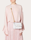 WOMEN'S VALENTINO GARAVANI SMALL VSLING SMOOTH CALFSKIN SHOULDER BAG WHITE