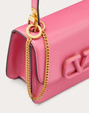 WOMEN'S VALENTINO GARAVANI SMALL VSLING SMOOTH CALFSKIN SHOULDER BAG MACARON