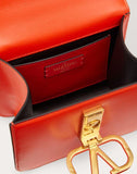 WOMEN'S VALENTINO GARAVANI SMALL VSLING SMOOTH CALFSKIN SHOULDER BAG ORANGE