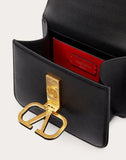 WOMEN'S VALENTINO GARAVANI SMALL VSLING GRAINY CALFSKIN SHOULDER BLACK