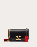 WOMEN'S VALENTINO GARAVANI VLOCK BRUSHED CALFSKIN SHOULDER BAG