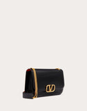 WOMEN'S VALENTINO GARAVANI VLOCK BRUSHED CALFSKIN SHOULDER BAG